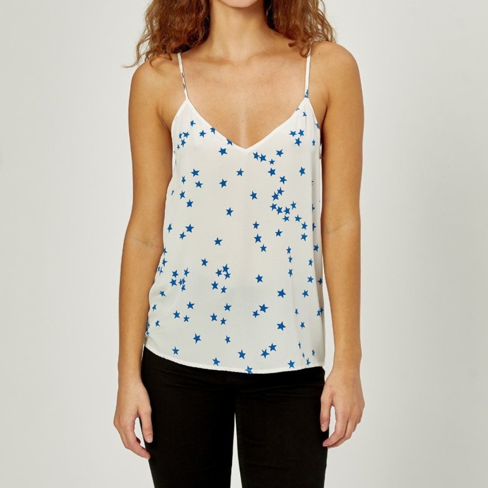 Silk Camisole with Blue Star from Equipment - Picture 2 of 12